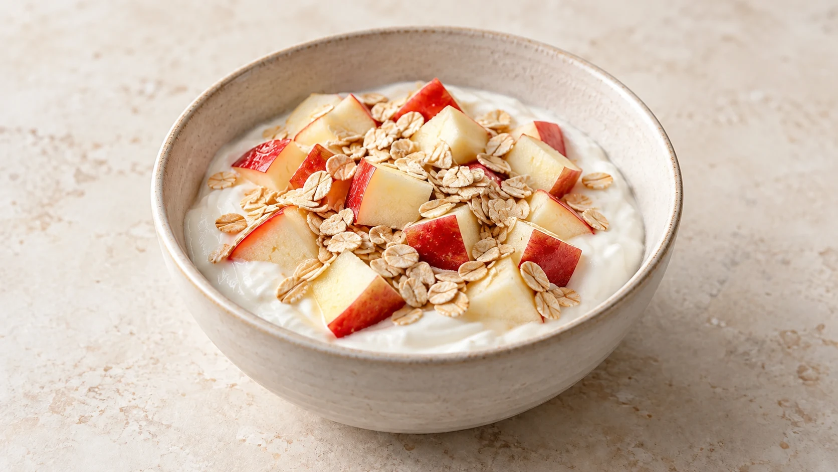 Apple Yogurt Oat Bowl