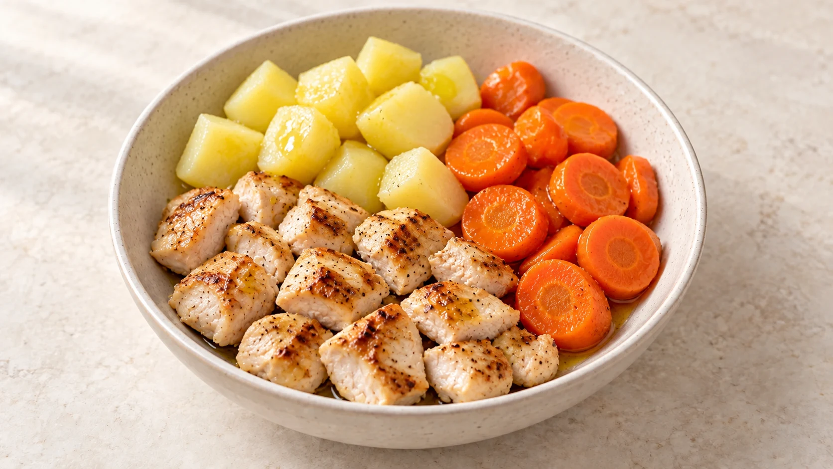 Chicken with Potato and Carrots