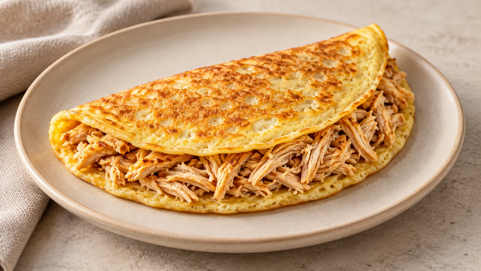 Crepioca de frango