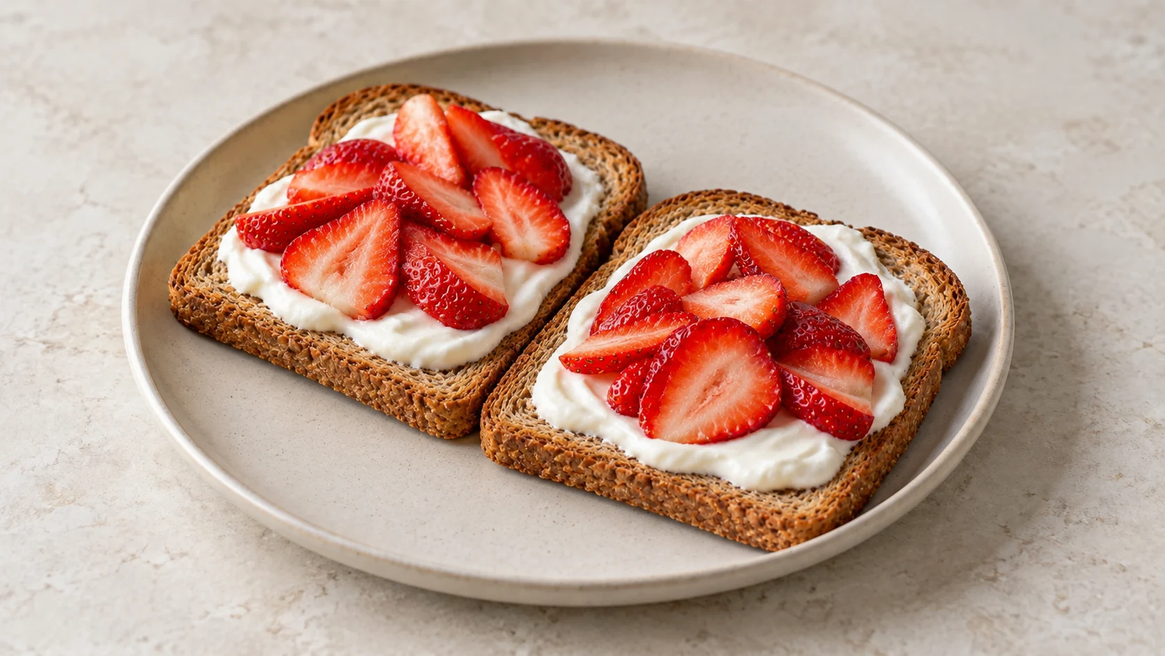 Strawberry Yogurt Toast