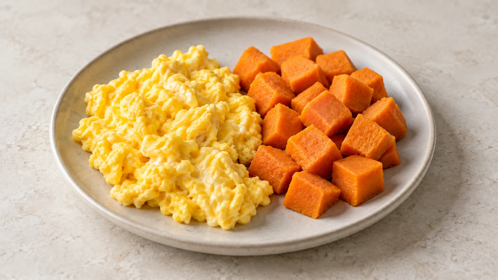 Sweet Potato and Egg Breakfast Plate