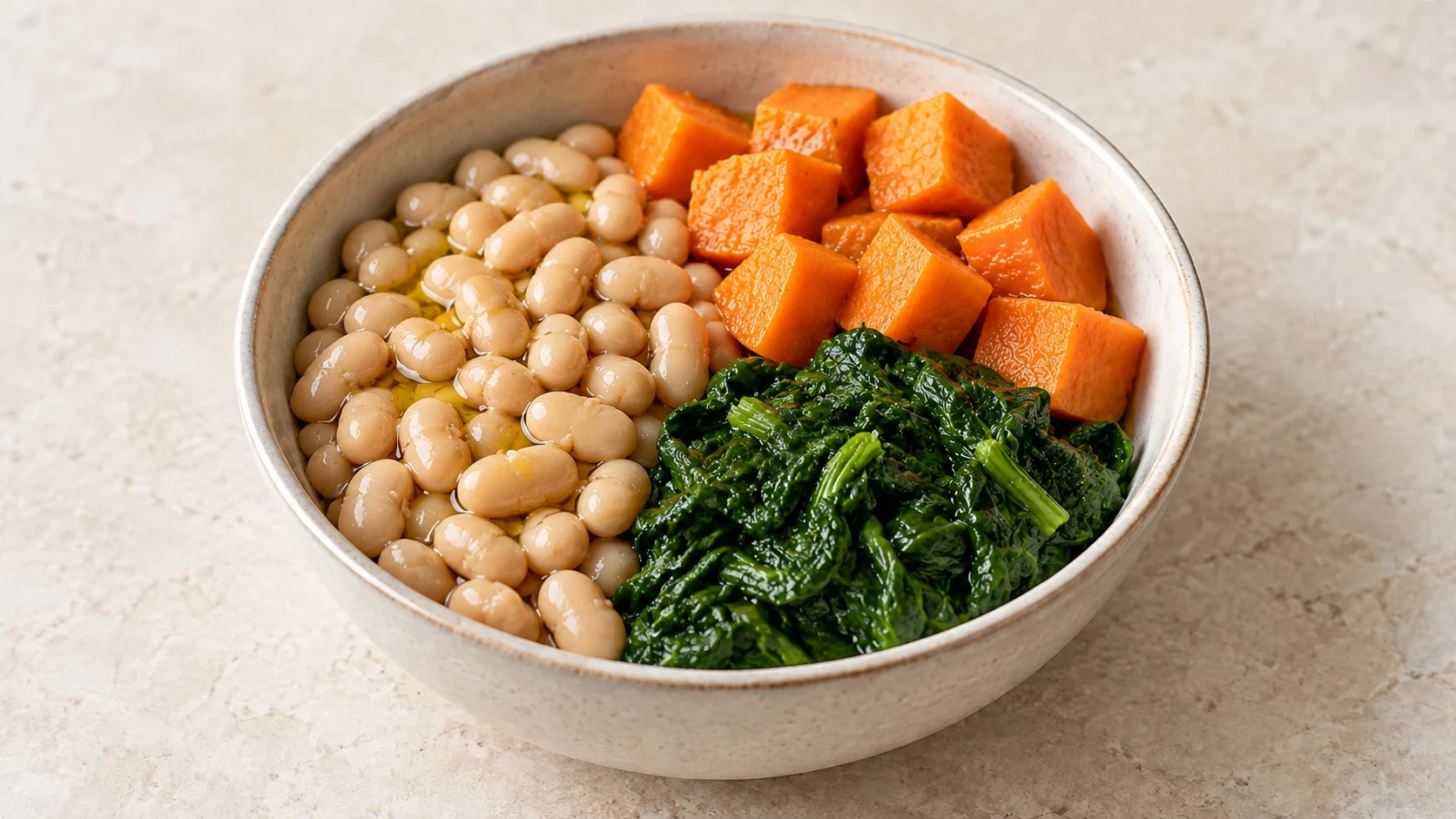 White Bean Sweet Potato Bowl
