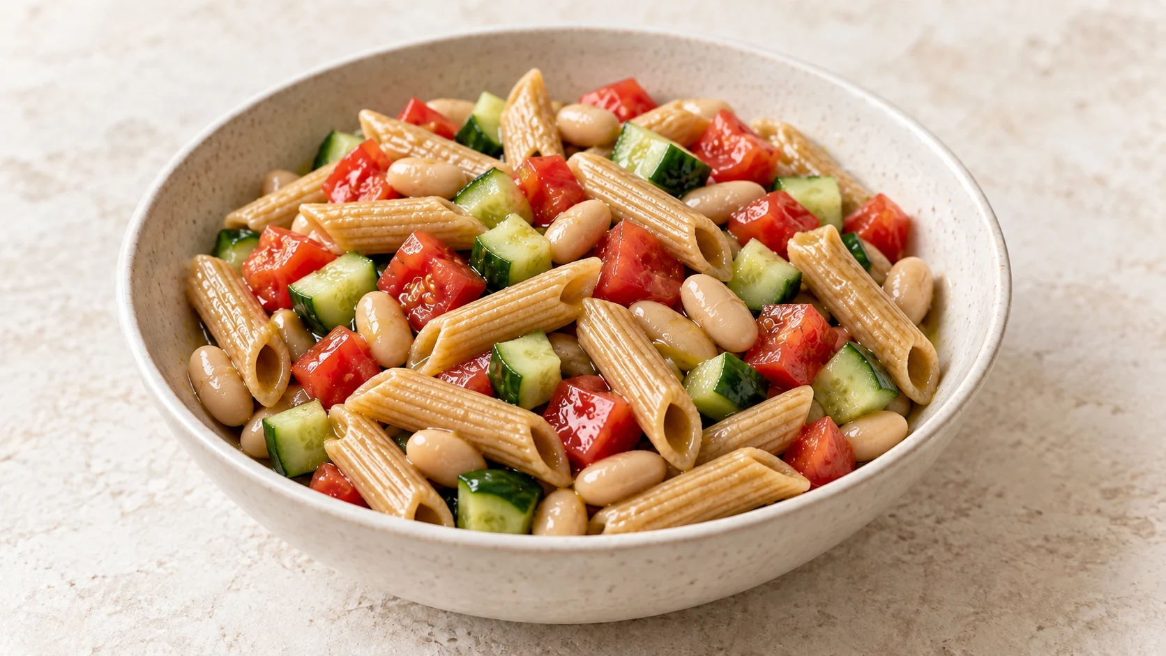 White Bean Whole-Grain Pasta Salad